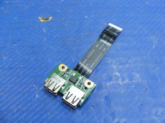 HP 15.6" 2000-219DX Genuine Laptop Dual USB Port Board w/Cable RC6F32078EH1 GLP* HP