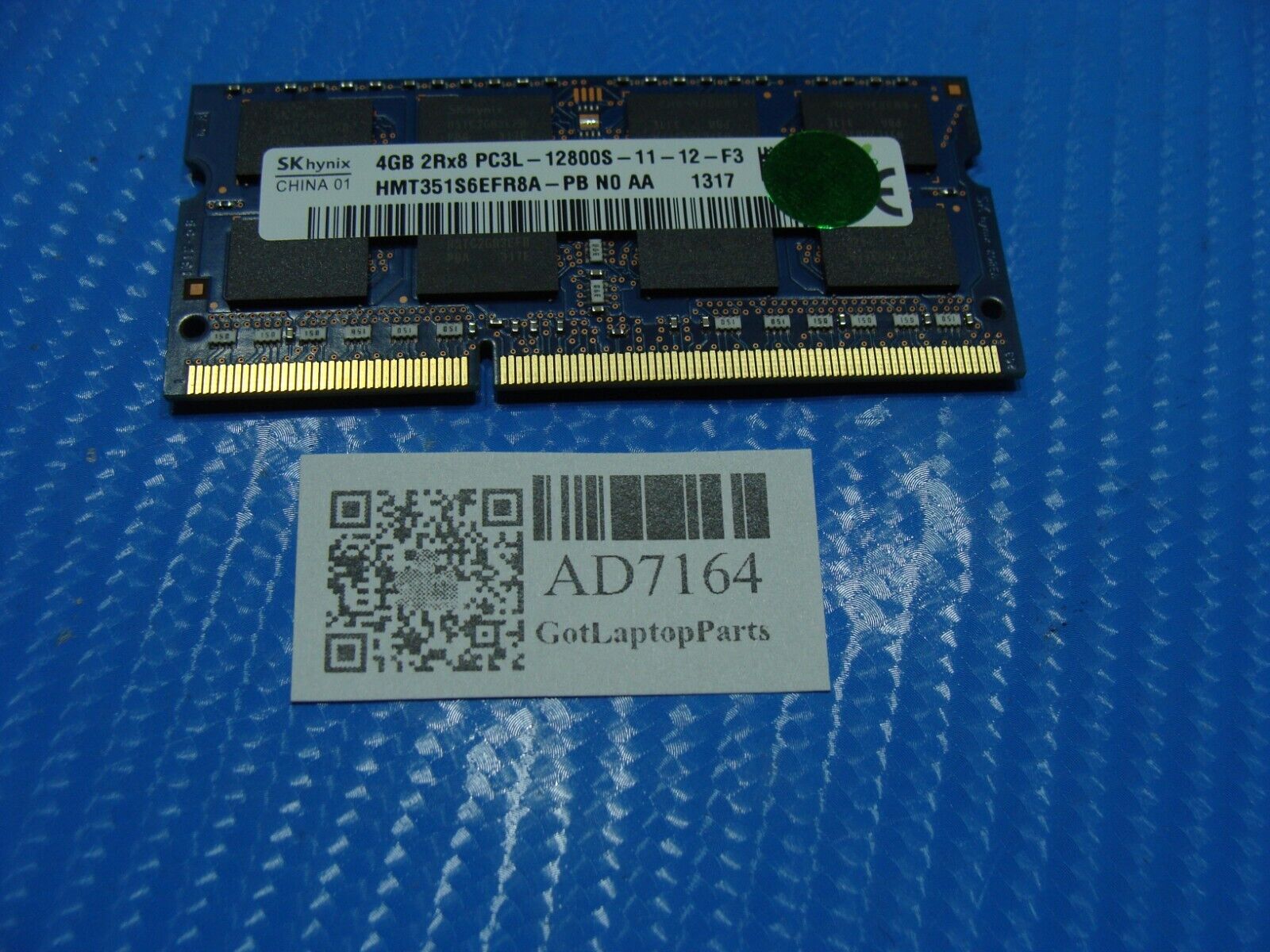 HP M6-K015DX SK Hynix 4GB 2Rx8 PC3L-12800S Memory RAM SO-DIMM HMT351S6EFR8A-PB