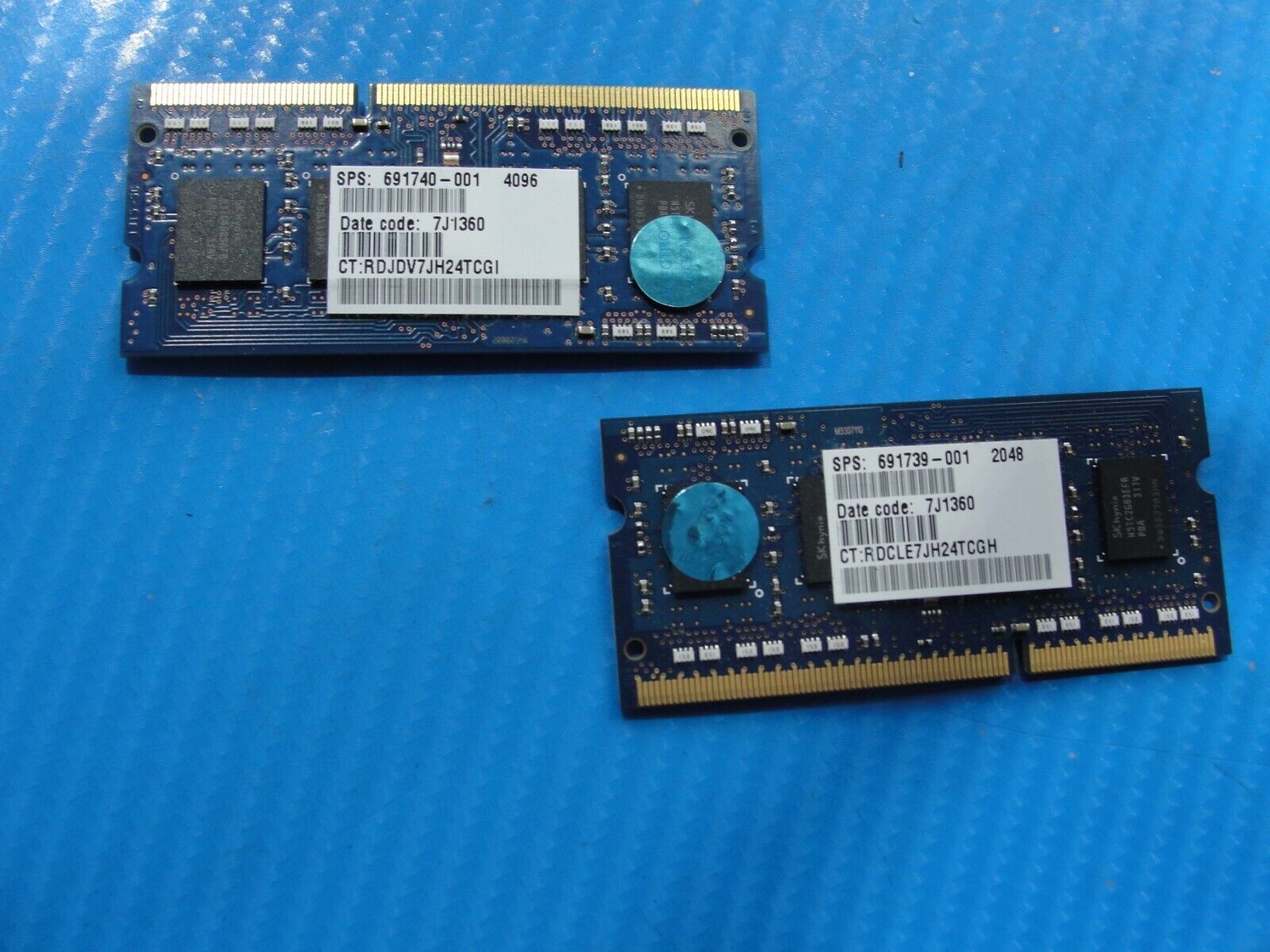 HP m6-k010dx SK Hynix 6Gb 2Gb & 4Gb Memory RAM So-Dimm HMT451S6AFR8A-PB