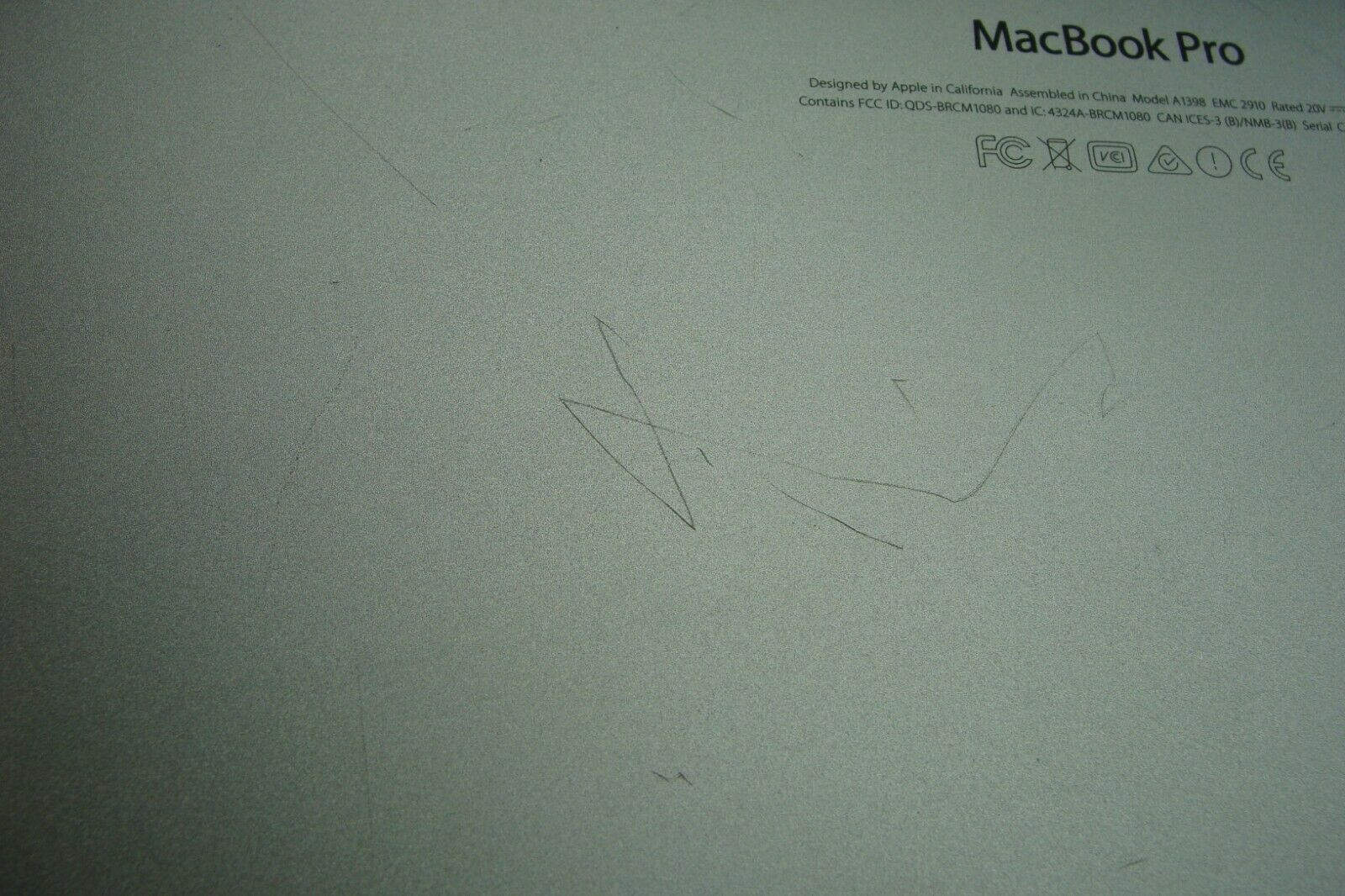 MacBook Pro A1398 15