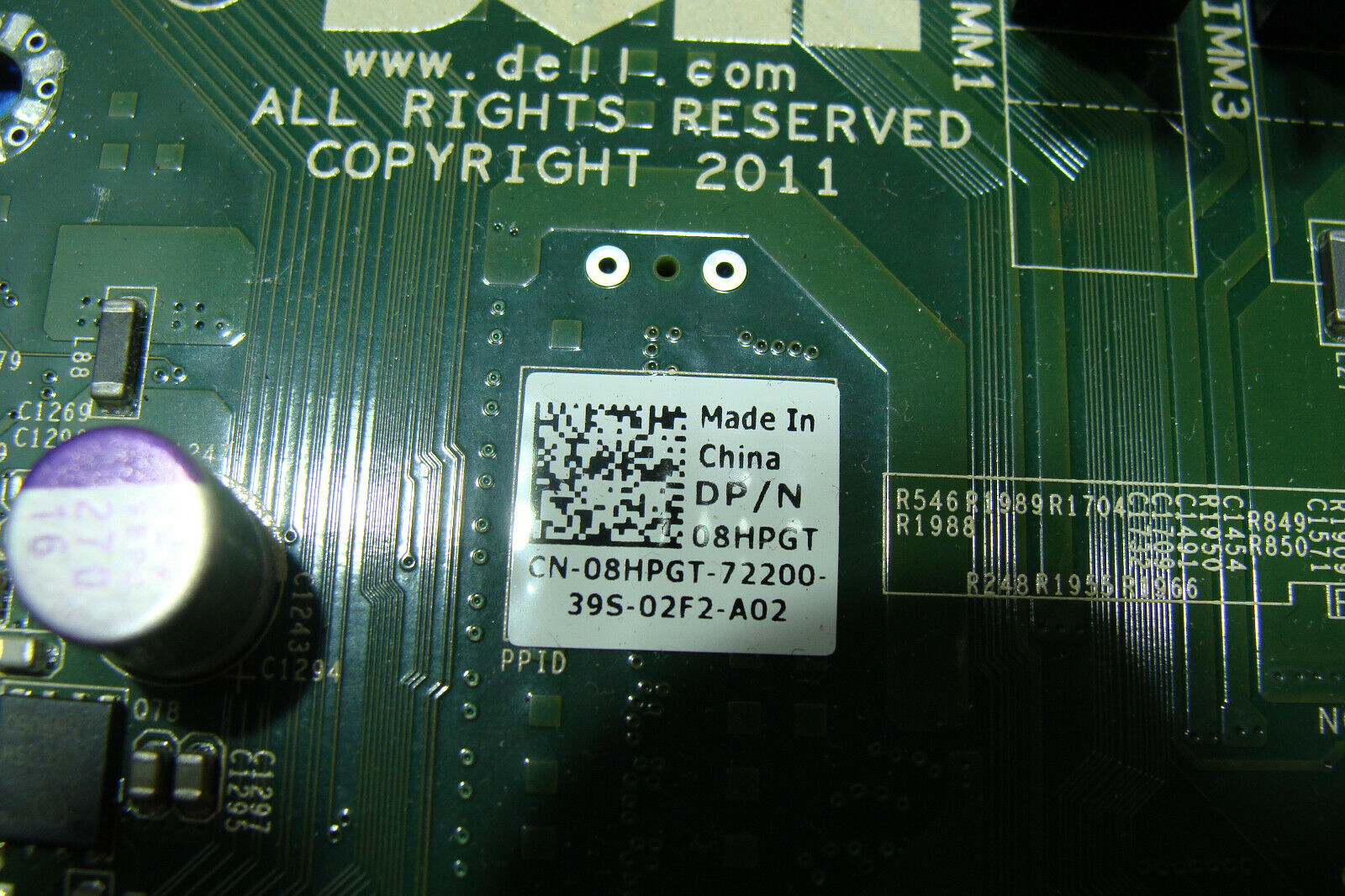 Dell Precision T3600 Genuine Desktop Intel Motherboard 8HPGT