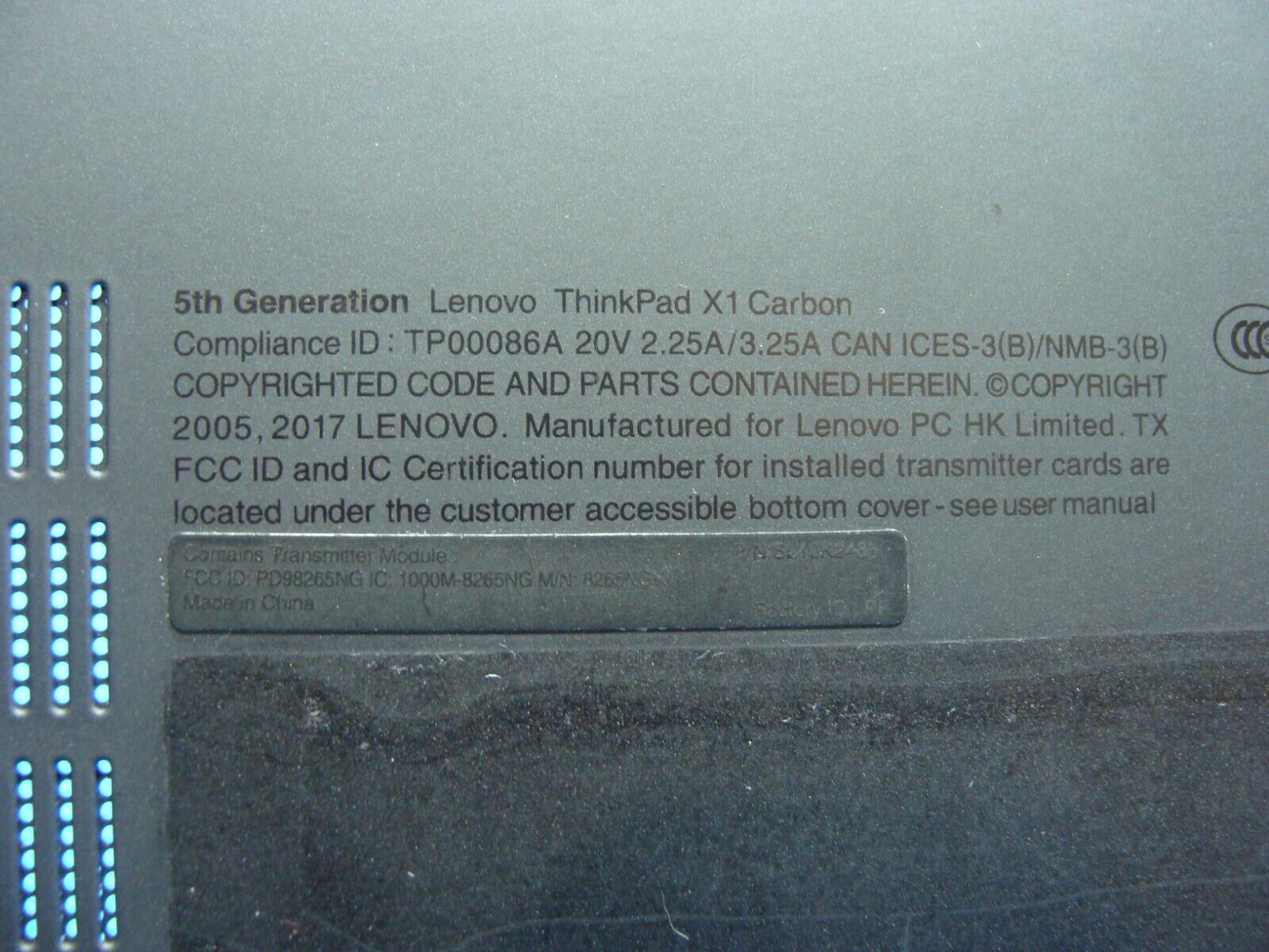 Lenovo ThinkPad X1 Carbon 5th Gen 14