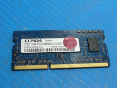 Macbook Pro 15" A1286 2010 MC373LL/A Elpida SO-DIMM RAM Memory 2GB PC3-10600S - Laptop Parts - Buy Authentic Computer Parts - Top Seller Ebay