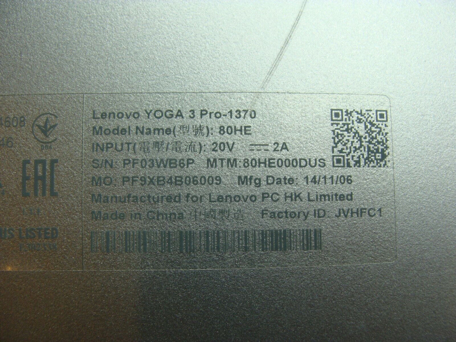 Lenovo Yoga 3 Pro 13.3