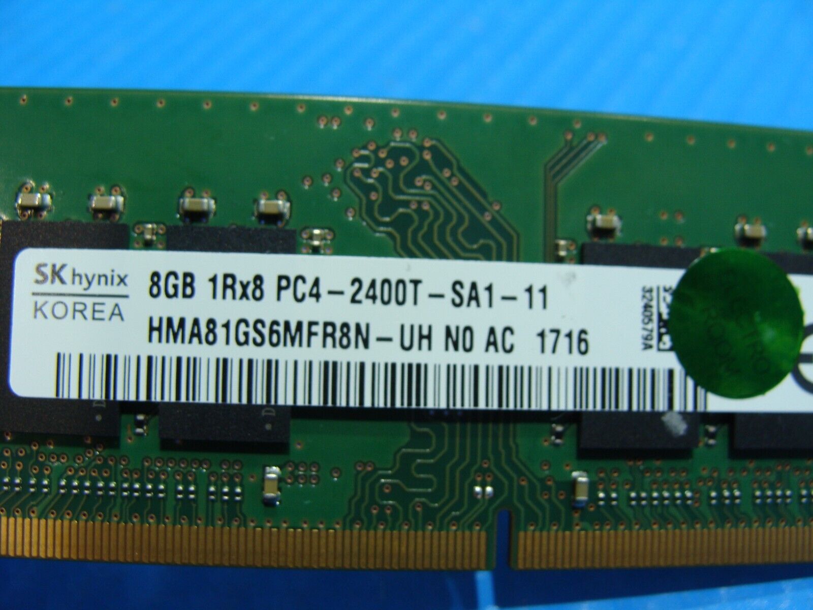 Dell 15-5567 SK Hynix 8GB 1Rx8 PC4-2400T Memory RAM SO-DIMM HMA81GS6MFR8N-UH