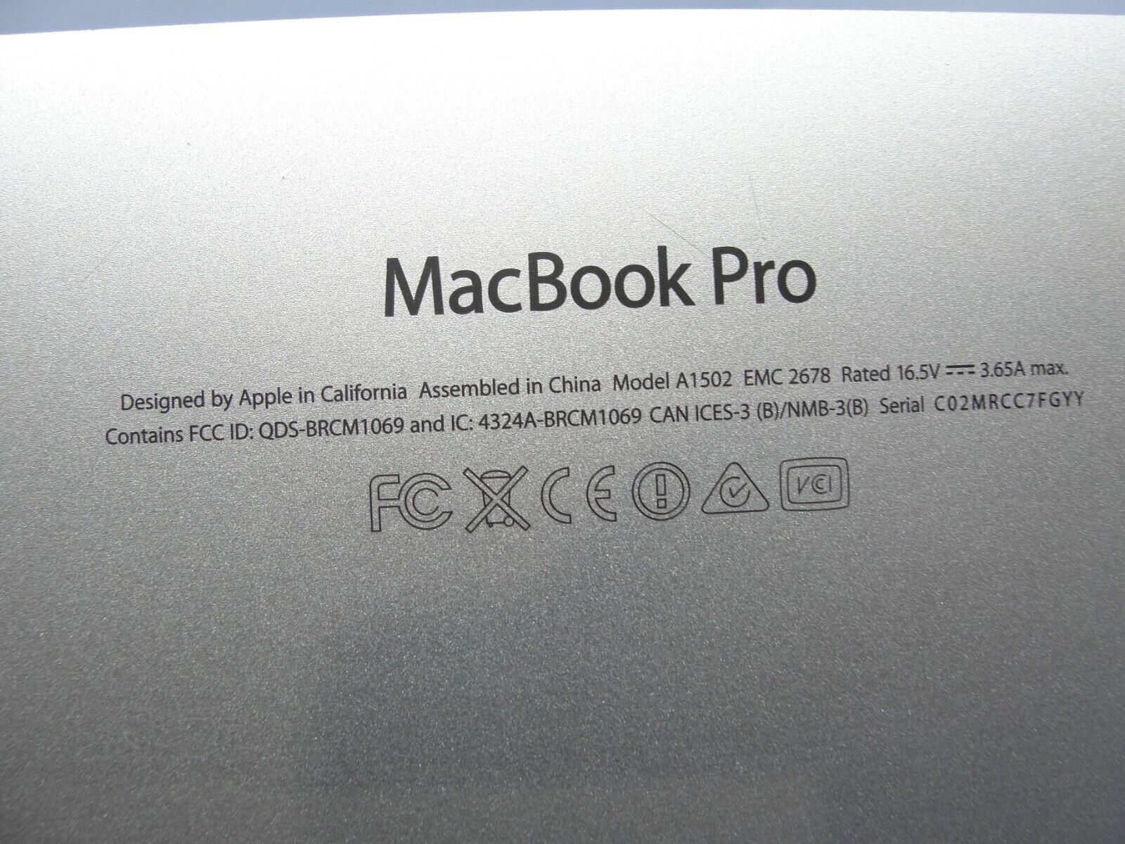 MacBook Pro A1502 13