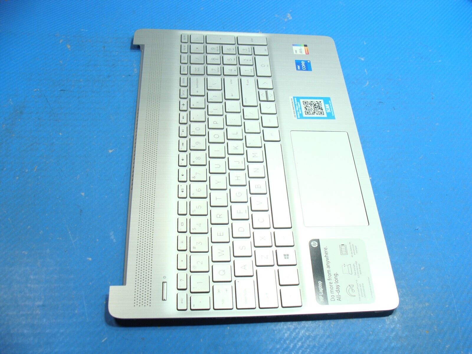 HP 15-dy2125od 15.6 Palmrest w/Touchpad Keyboard Grade A