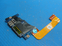 Dell XPS 13 9350 13.3" USB Card Reader Power Button Board w/Cable H2P6T #1 