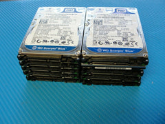 LOT of 10 80GB 2.5" Laptop SATA Hard Drives 9x WD WD800BEVT 1x Toshiba MK8046GSX 