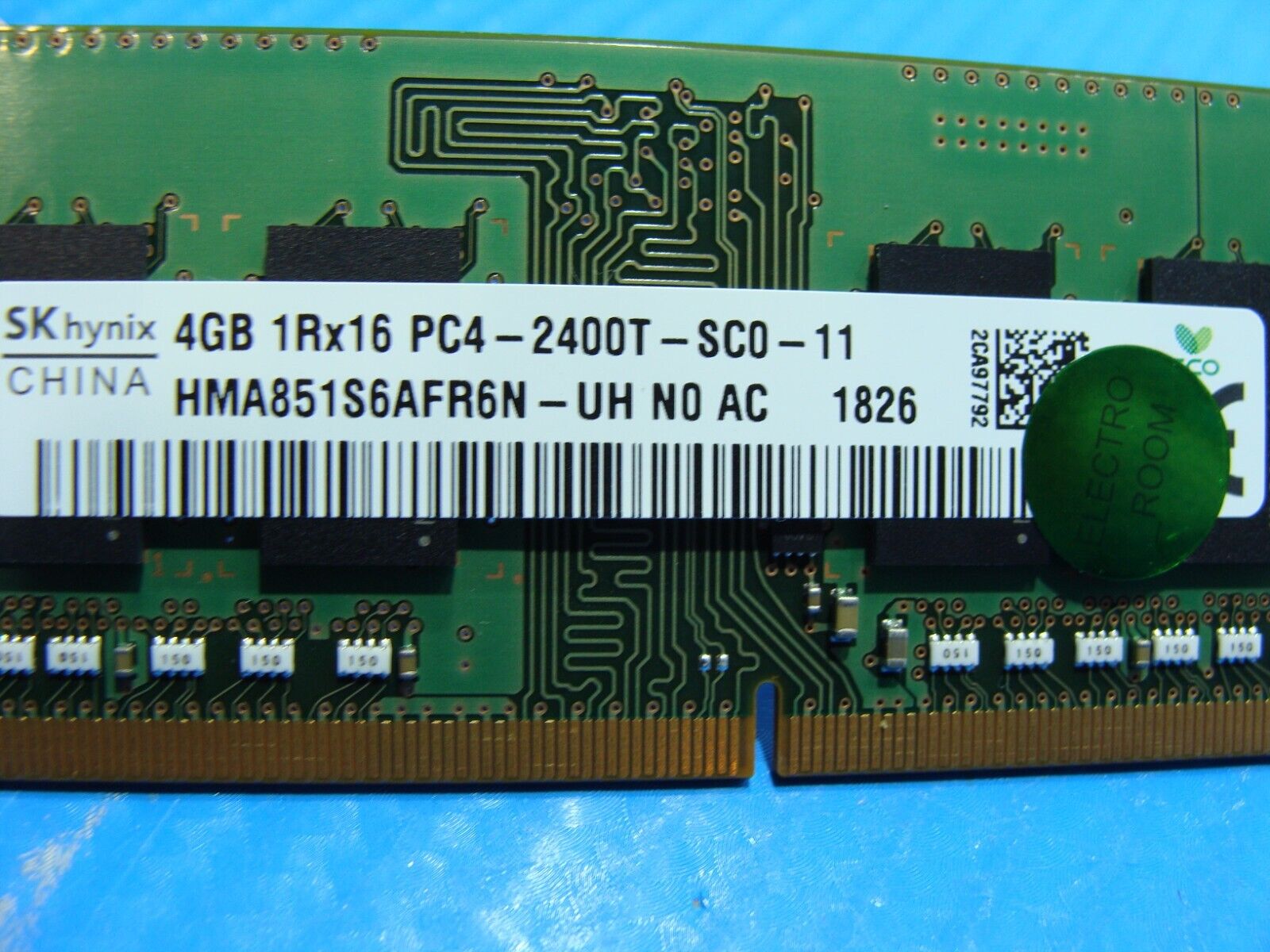 Dell 5570 SK Hynix 4GB 1Rx16 PC4-2400T Memory RAM SO-DIMM HMA851S6AFR6N-UH