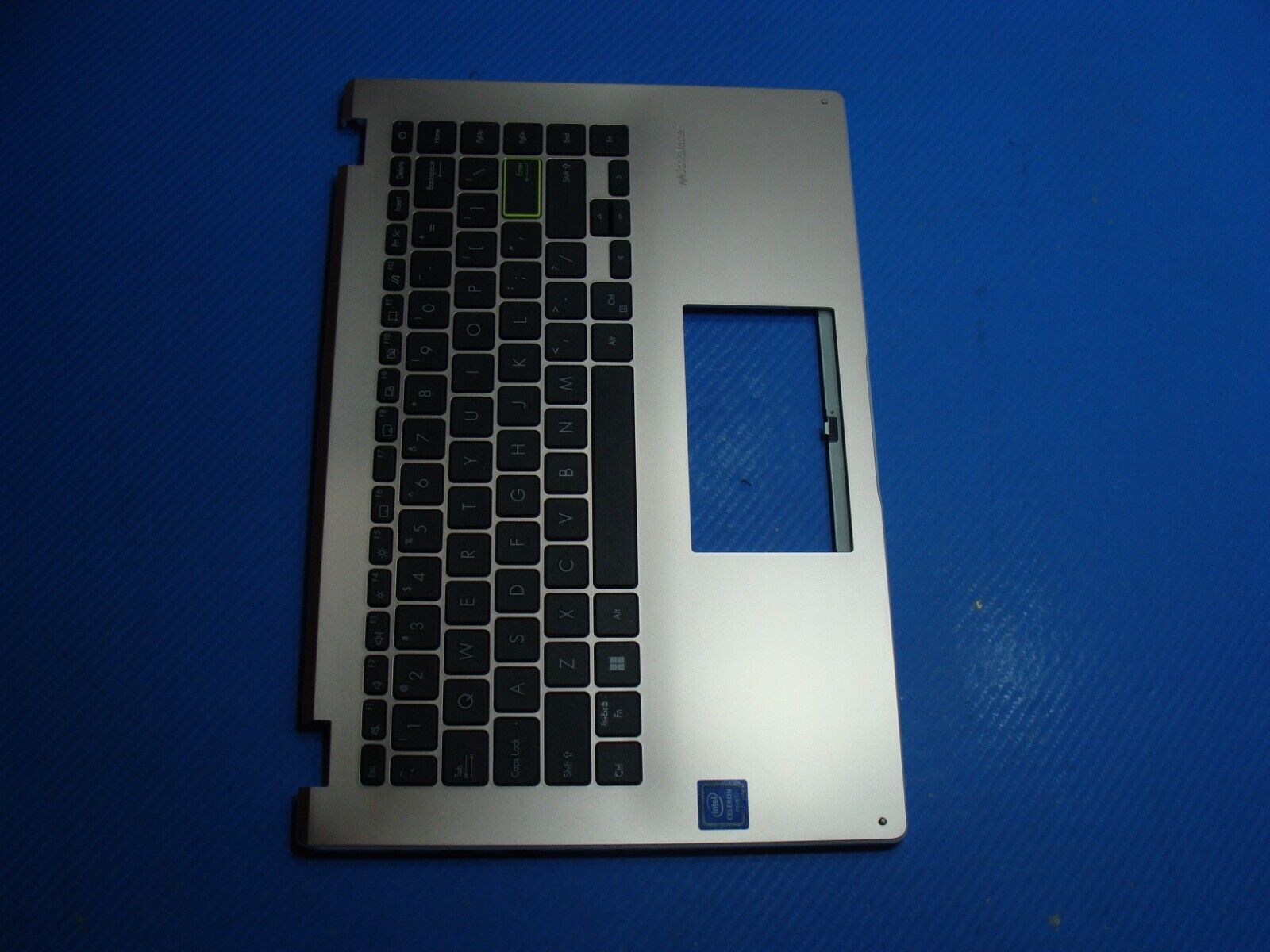 Asus 14” E410MA-TB.CL464P OEM Palmrest w/Keyboard 3BBKWTAJN70 Silver Grade A