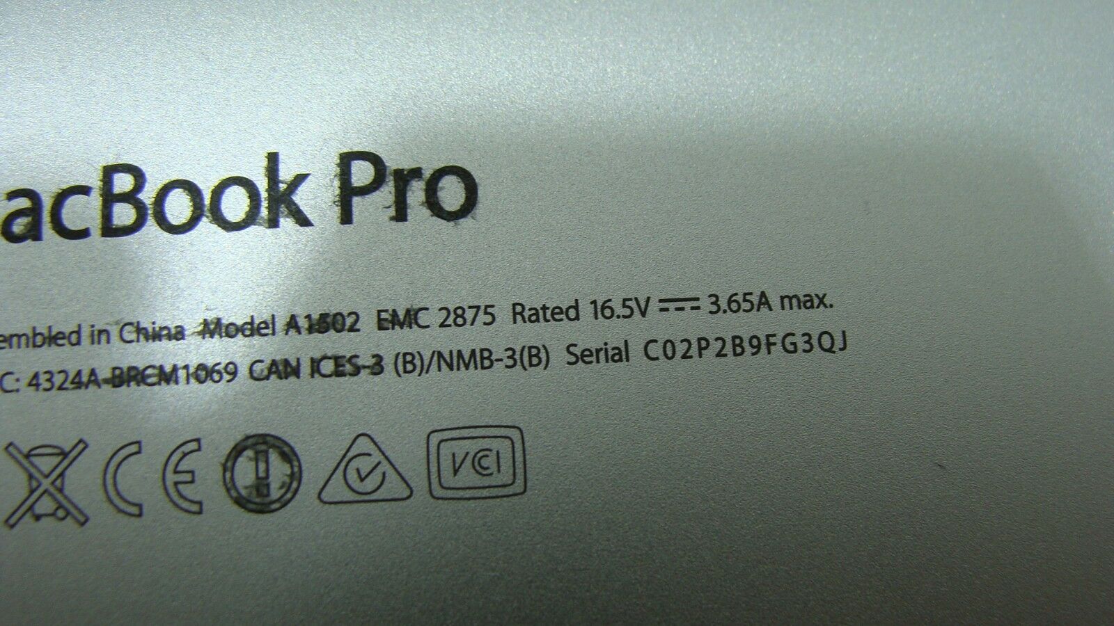 MacBook Pro A1502 13