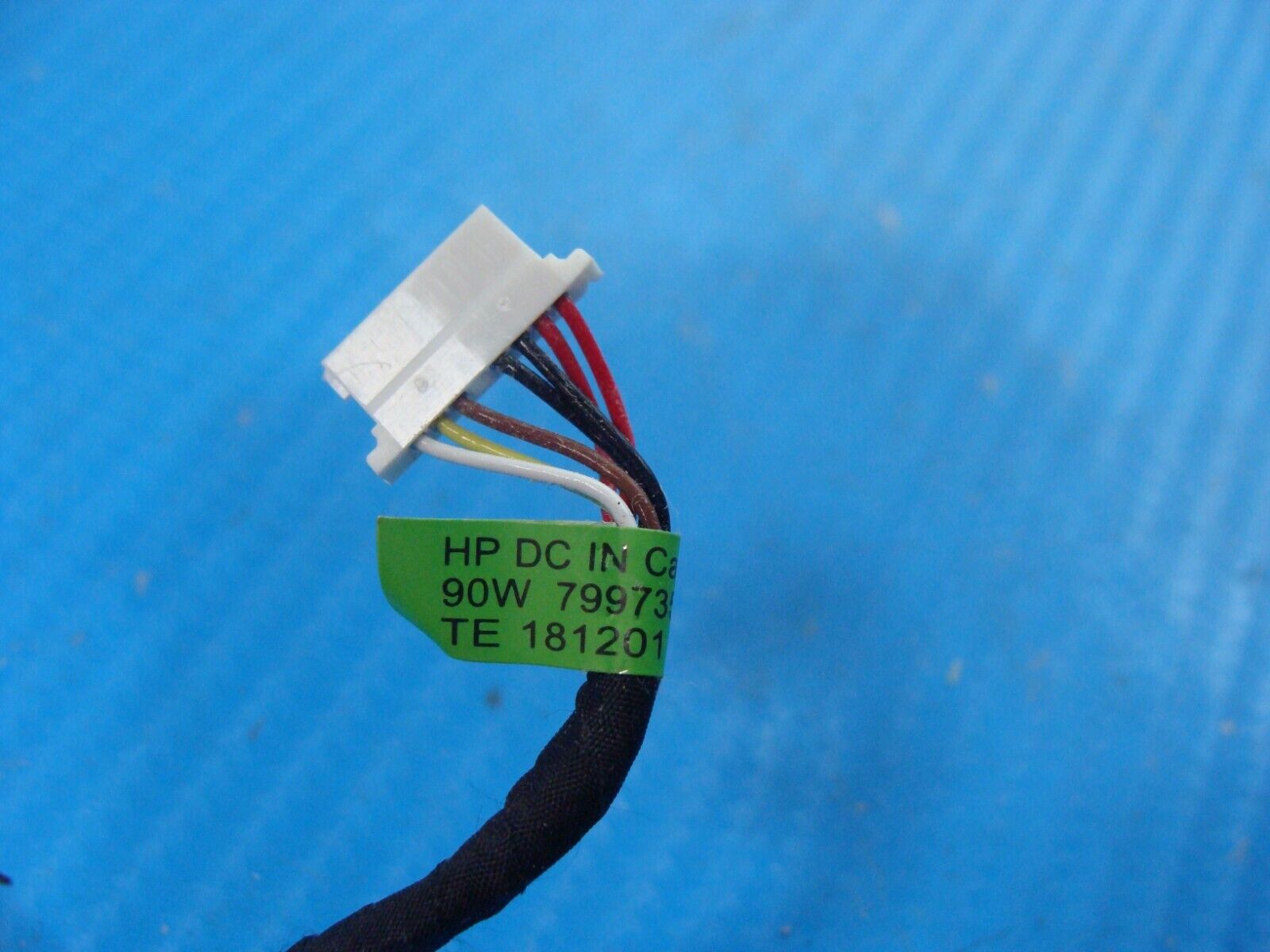 HP 14” 14-cf1015cl Genuine Laptop DC IN Power Jack w/Cable 799735-T51