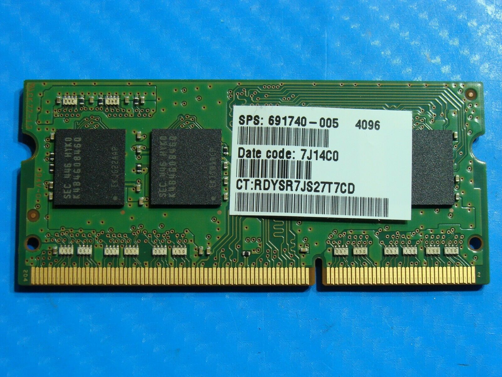 HP 15-r263dx SO-DIMM Samsung 4GB Memory RAM PC3L-12800S M471B5173QH0-YK0 - Laptop Parts - Buy Authentic Computer Parts - Top Seller Ebay