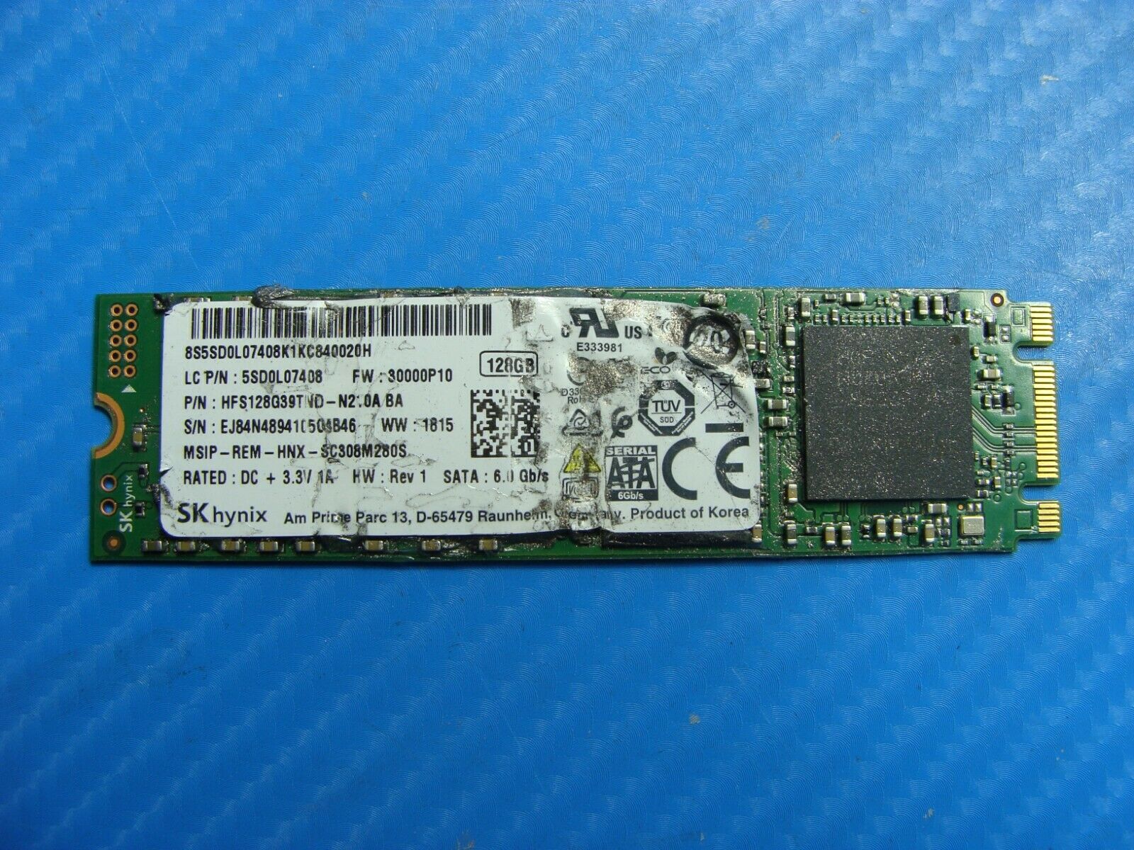 Lenovo Yoga 720-12IKB SKhynix 128GB SATA M.2 SSD Solid State Drive 5SD0L07408 - Laptop Parts - Buy Authentic Computer Parts - Top Seller Ebay