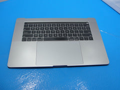 MacBook Pro A1990 15" Mid 2018 MR942LL/A Top Case w/Battery Space Gray 661-10345