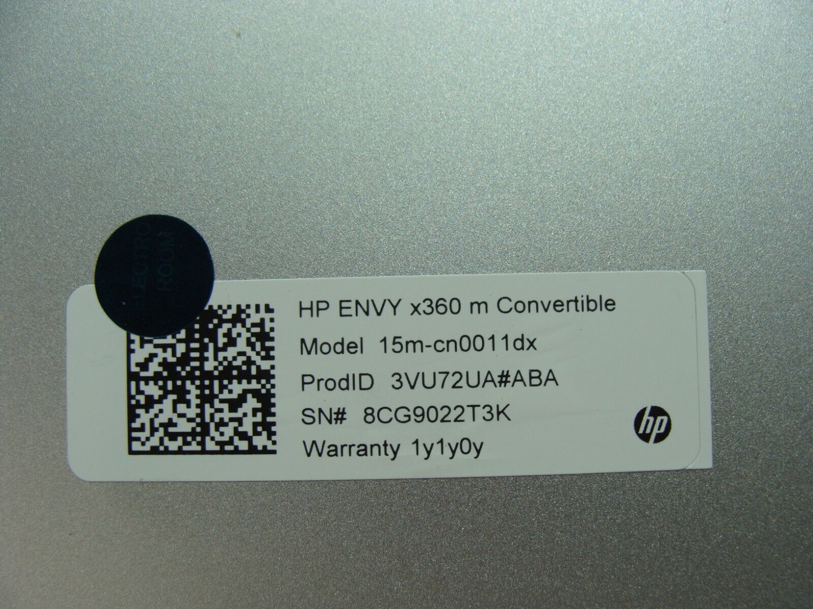 HP Envy x360 15.6” 15m-cn0011dx OEM Laptop Bottom Case 609939-001 460.0ED0D.0001