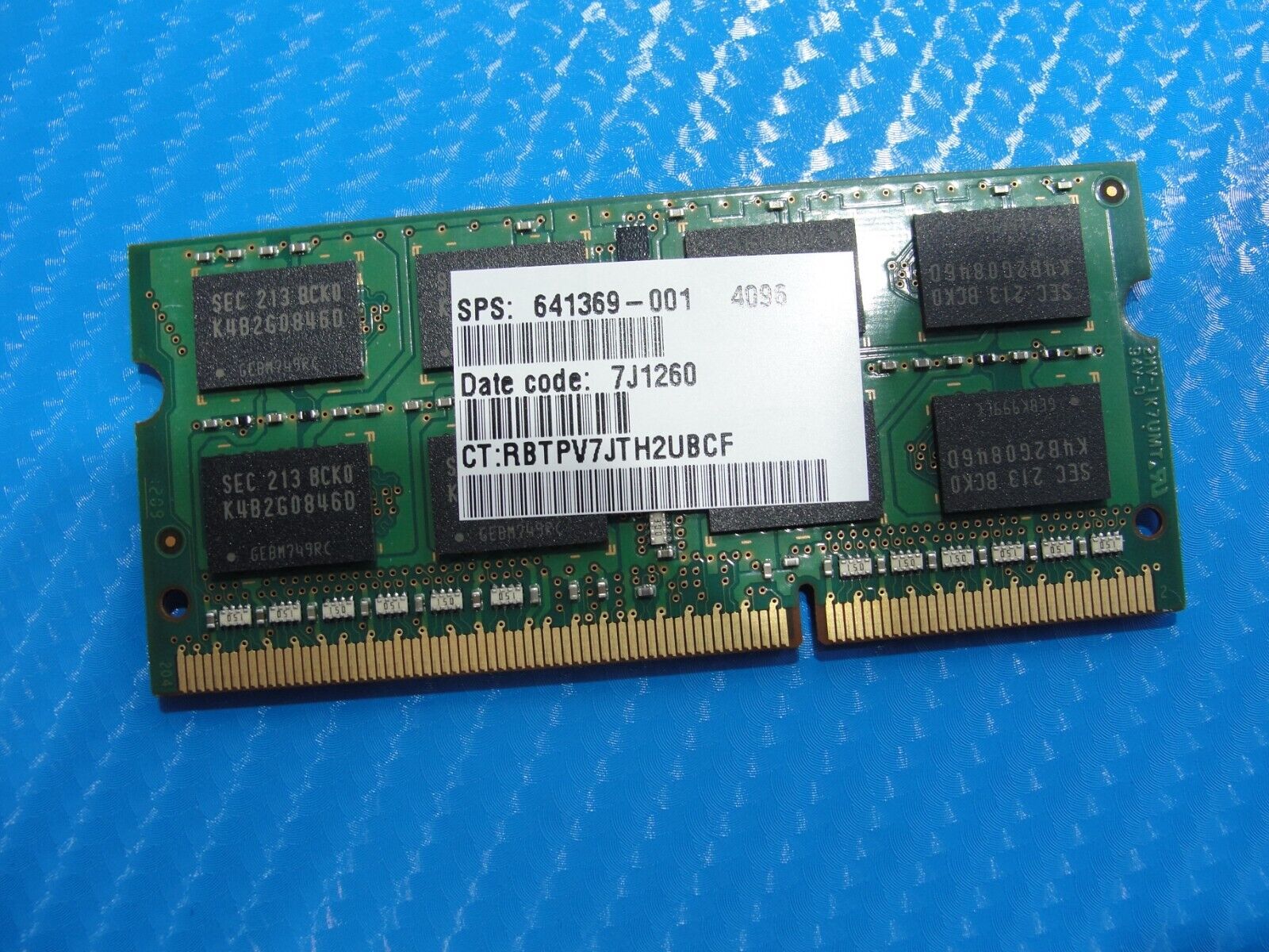 HP m6-1045dx Samsung 4GB 2Rx8 PC3-12800S SO-DIMM Memory RAM M471B5273DH0-CK0