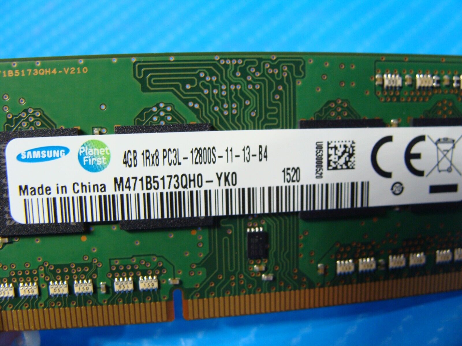 Lenovo T450s SAMSUNG 4GB 1Rx8 PC3L-12800S Memory RAM SO-DIMM M471B5173QH0