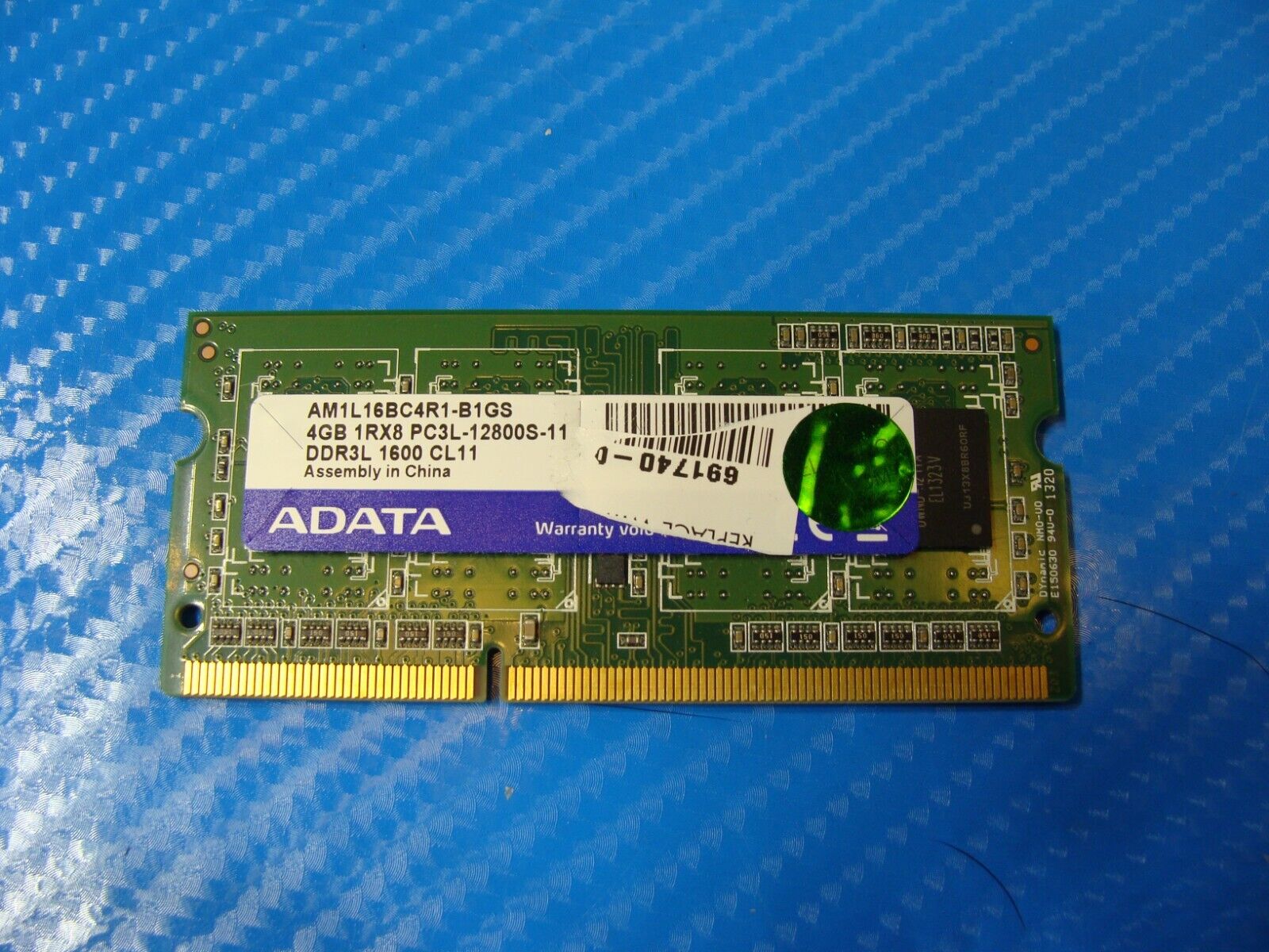 HP 15-e015nr So-Dimm Adata 4Gb 1Rx8 Memory Ram PC3L-12800S AM1L16BC4R1-B1PS