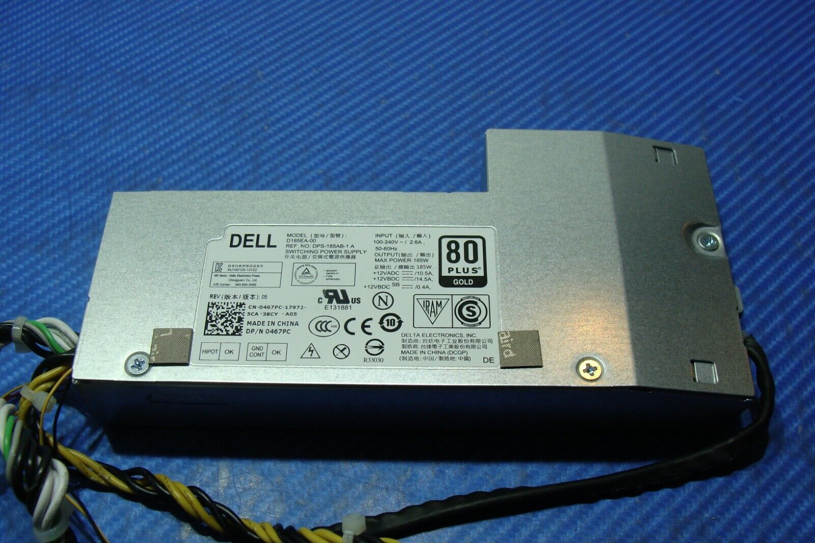 Dell OptiPlex 23 9030 AIO Genuine Desktop 185W Power Supply 467PC D185EA-00