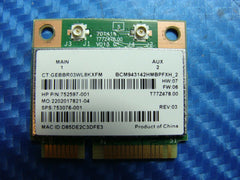 HP Stream x360 11-P015CL 11.6" Genuine WiFi Wireless Card 753076-005 752597-001 HP