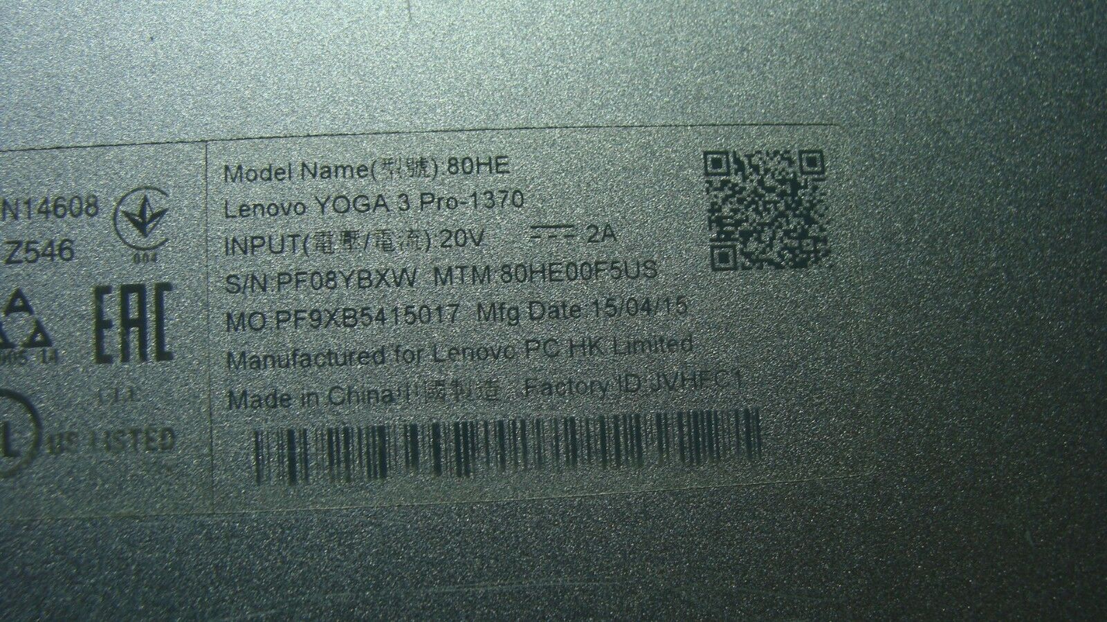 Lenovo Yoga 3 Pro 13.3