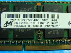 MacBook Pro 15"A1286 2010 MC372LL RAM Memory SODIMM 2GB PC3-8500S MT16JSF25664HZ - Laptop Parts - Buy Authentic Computer Parts - Top Seller Ebay