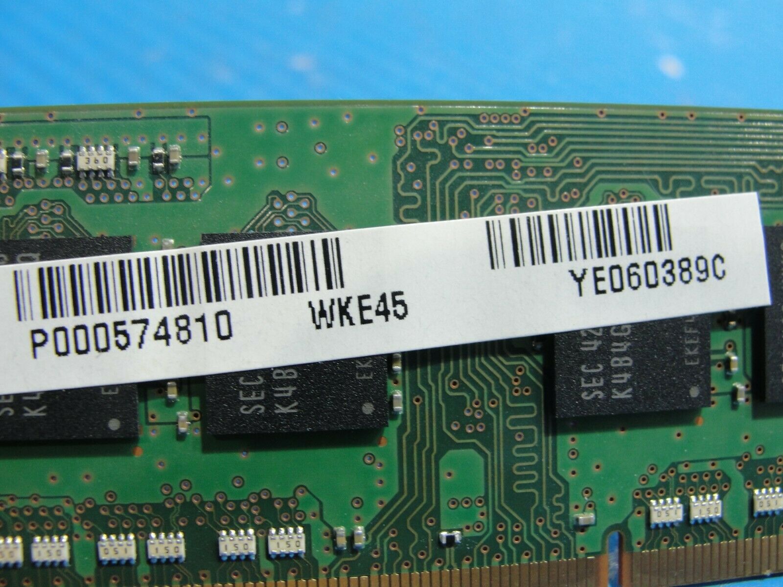 Toshiba P55W-B5224 Samsung 4GB SO-DIMM Memory RAM PC3L-12800S M471B5173QH0-YK0 