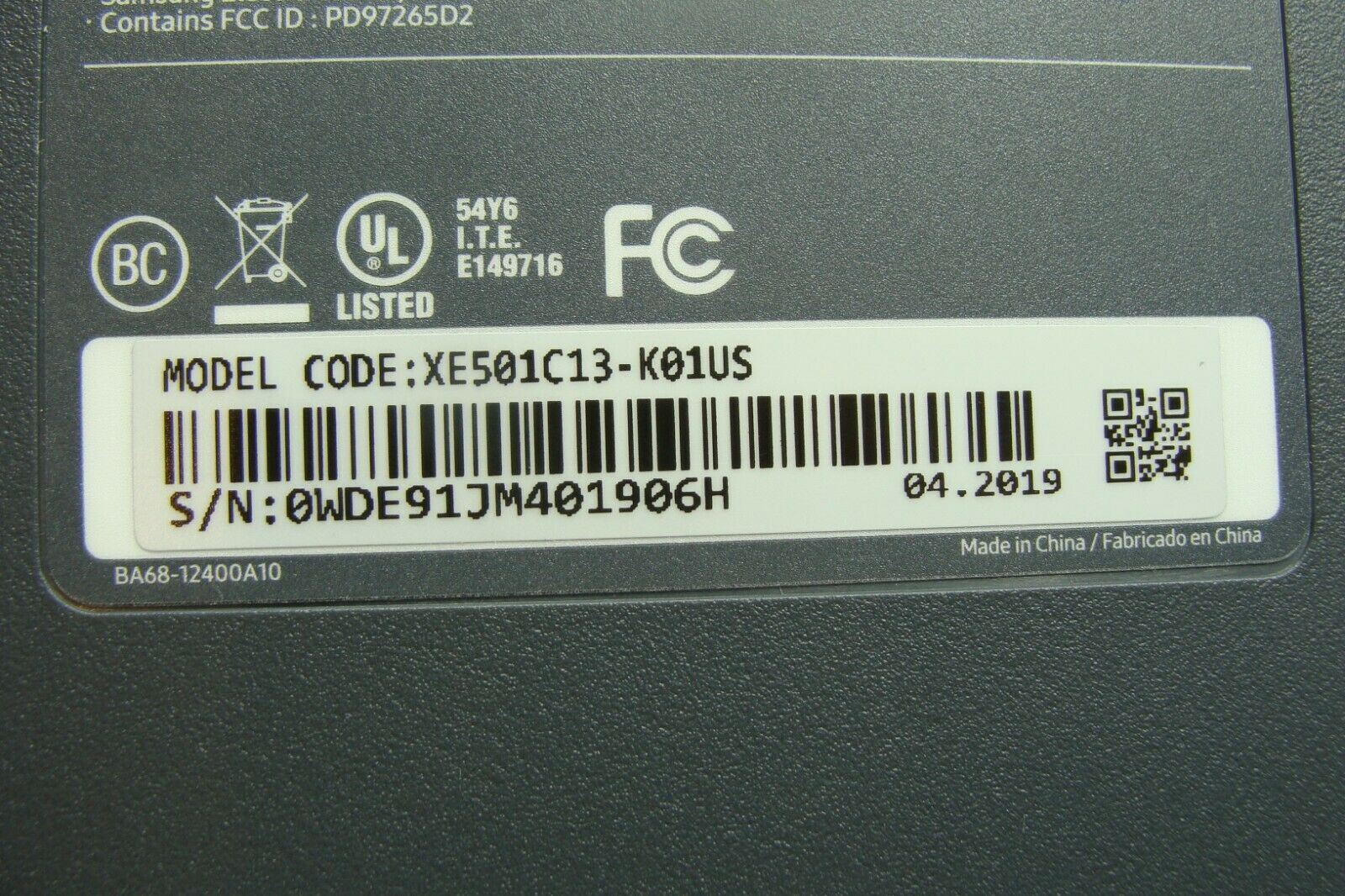 Samsung XE501C13-K01US 11.6