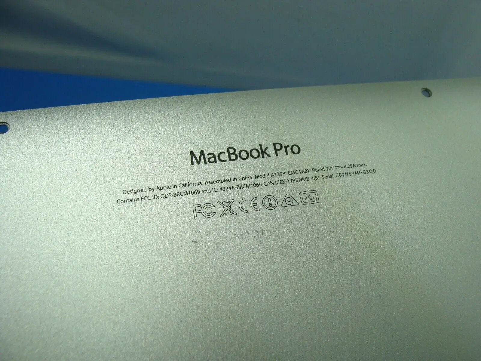 MacBook Pro A1398 2014 15