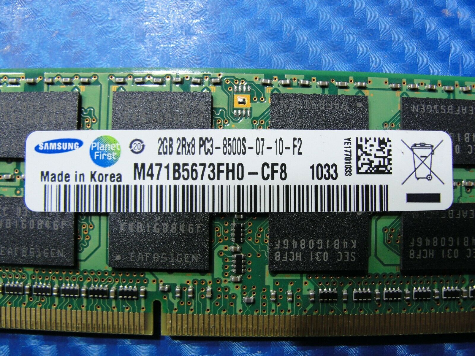 MacBook Pro A1297 Samsung 2GB 2Rx8 SO-DIMM Memory RAM PC3-8500S M471B5673FH0-CF8 - Laptop Parts - Buy Authentic Computer Parts - Top Seller Ebay