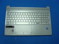 HP 15.6” 15-dw1053dx OEM Laptop Palmrest w/Keyboard TouchPad Silver AM2H8000100