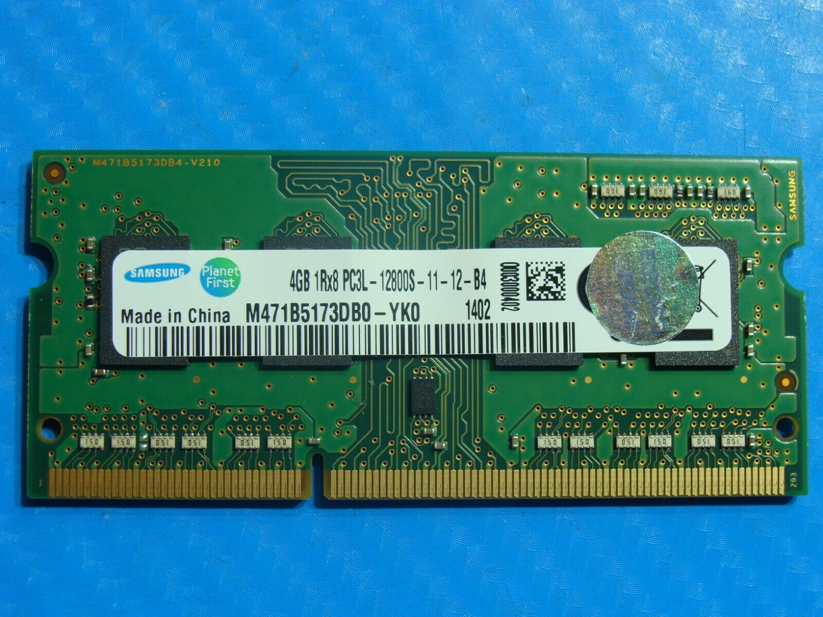 Dell 15R-5537 Samsung 4GB 1Rx8 PC3L-12800S SO-DIMM RAM Memory M471B5173DB0-YK0 - Laptop Parts - Buy Authentic Computer Parts - Top Seller Ebay