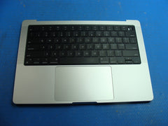 Macbook Pro 14” A2442 Late 2021 MK1H3LL/A OEM Top Case w/Battery Silver GS259295