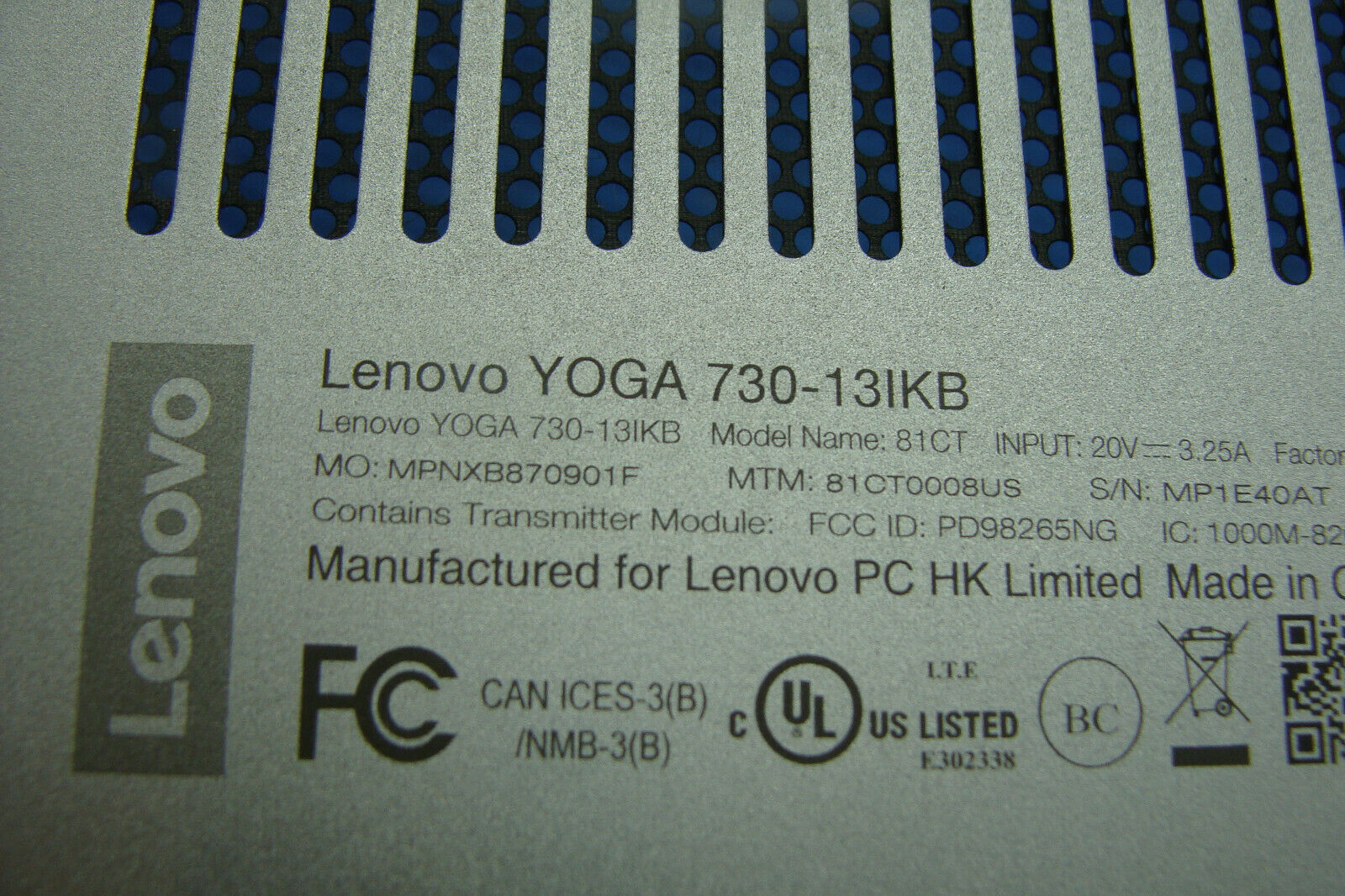 Lenovo Yoga 730-13IKB 13.3