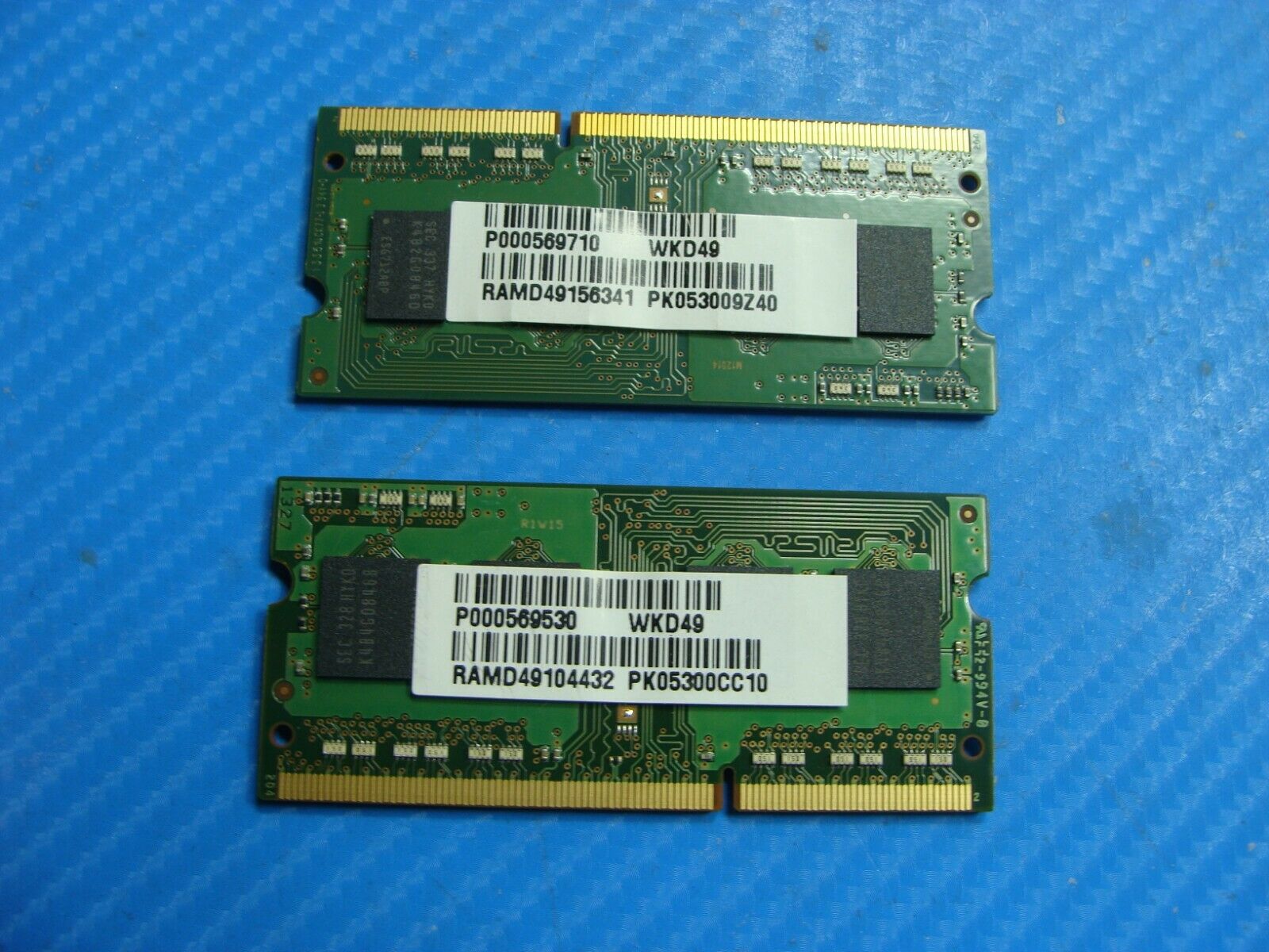 Toshiba E45t Laptop Samsung 2GB 4GB Memory PC3L-12800S-11-11-B2 M471B5173BH0-YK0 