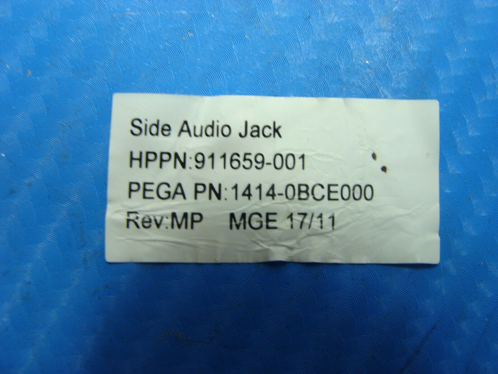 HP EliteOne 800 G3 AIO Side Audio Jack Board w/ Cable 1414-0BCE000 911659-001 