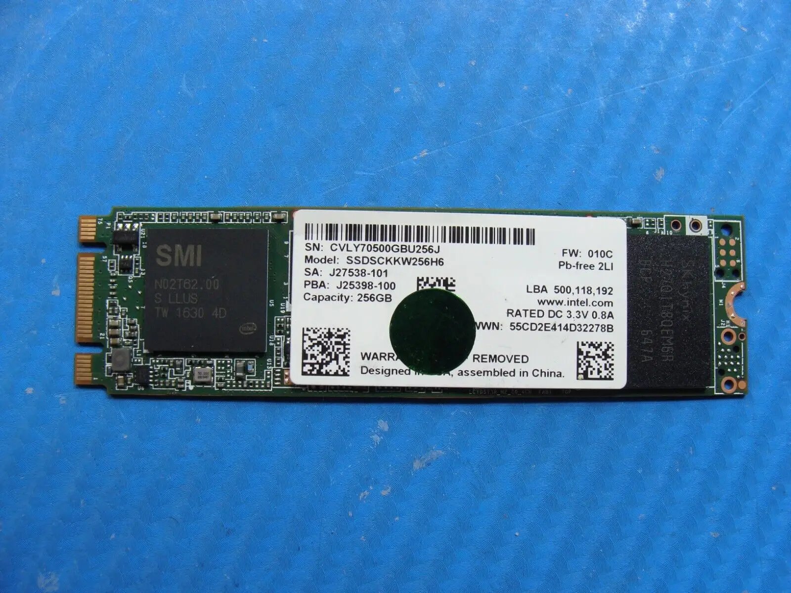 Asus UX330UA Intel 256GB SATA M.2 SSD Solid State Drive SSDSCKKW256H6