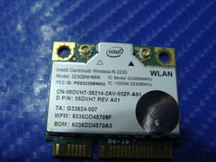 Dell Alienware M14x R2 14" Genuine Laptop Wireless WiFi Card 2230BNHMW 5DVH7 Dell