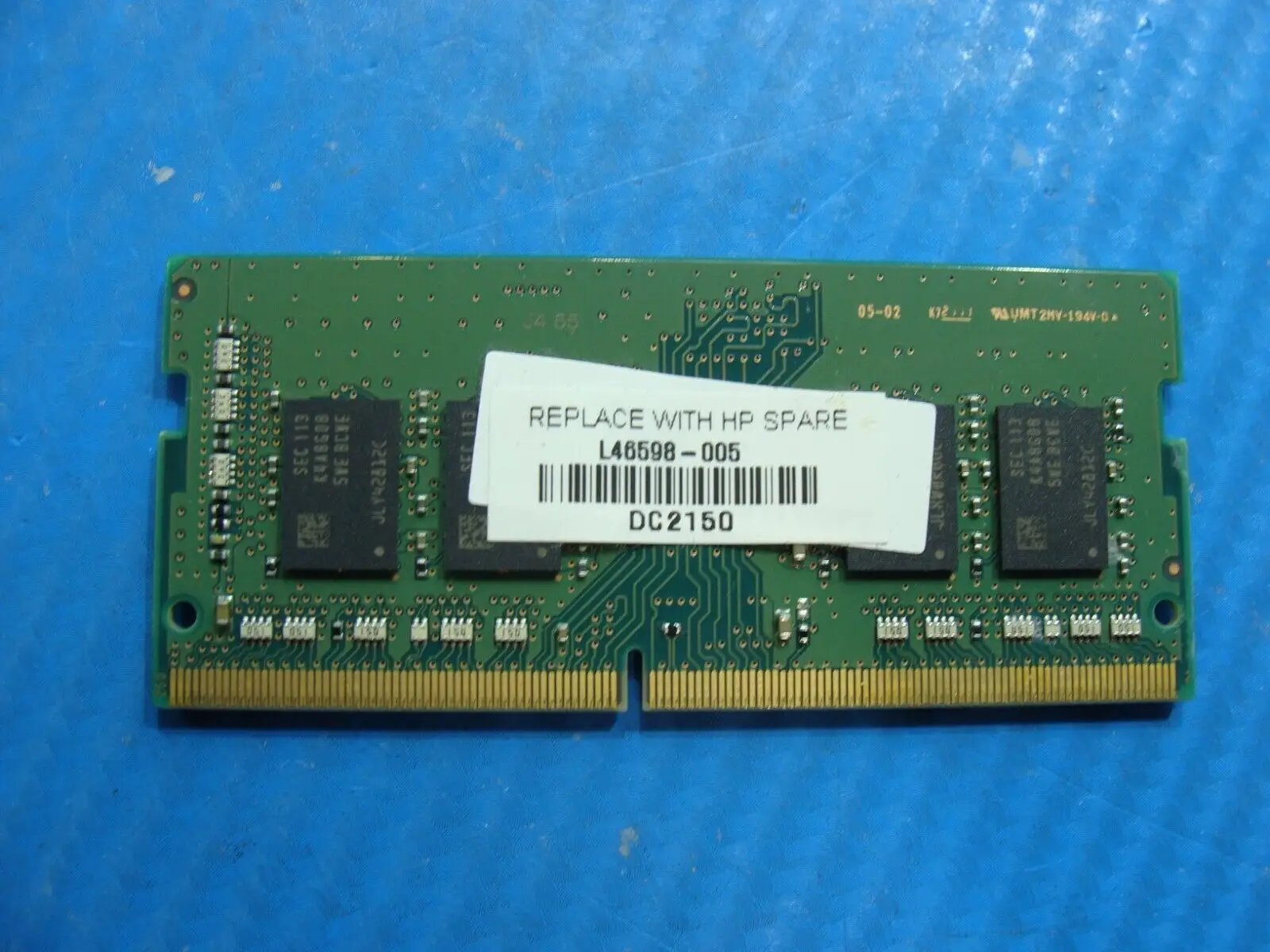 HP 15-eg0073cl So-Dimm Samsung 8GB 1Rx8 Memory RAM PC4-3200AA M471A1K43EB1-CWE