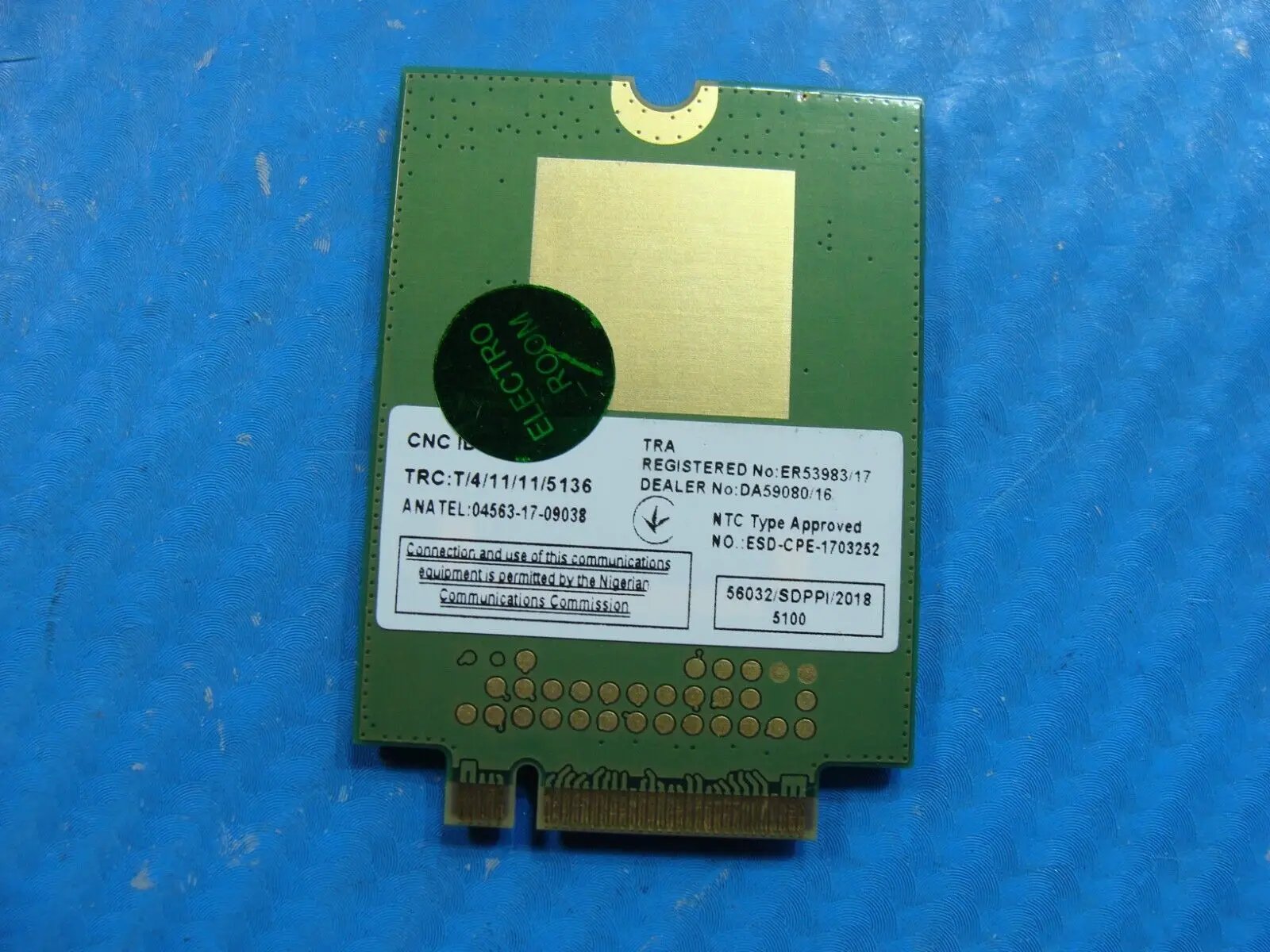 Dell Latitude 14 5401 Fibocom LTE/WCDMA 4G WWAN Card Module L850-GL 284DC