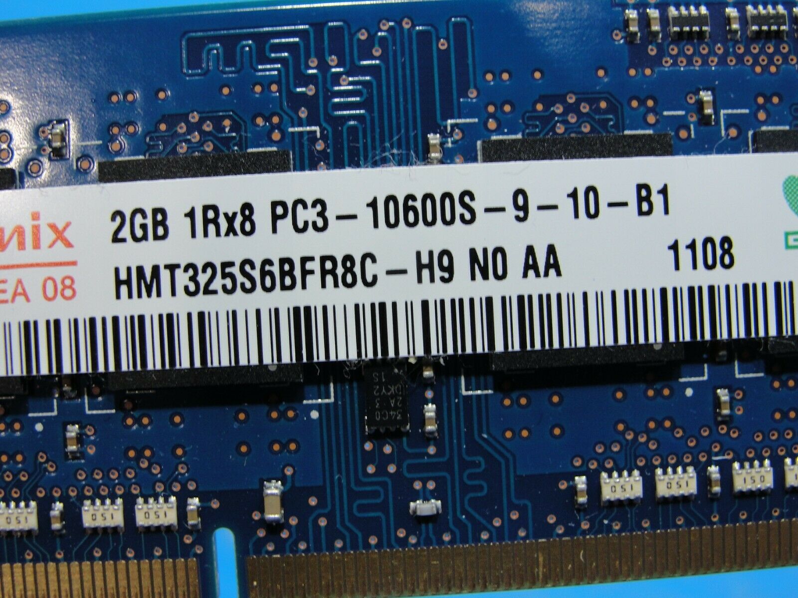 Apple A1278 Hynix 4GB (2x2GB) PC3-10600S SO-DIMM Memory RAM HMT325S6BFR8C-H9 Hynix