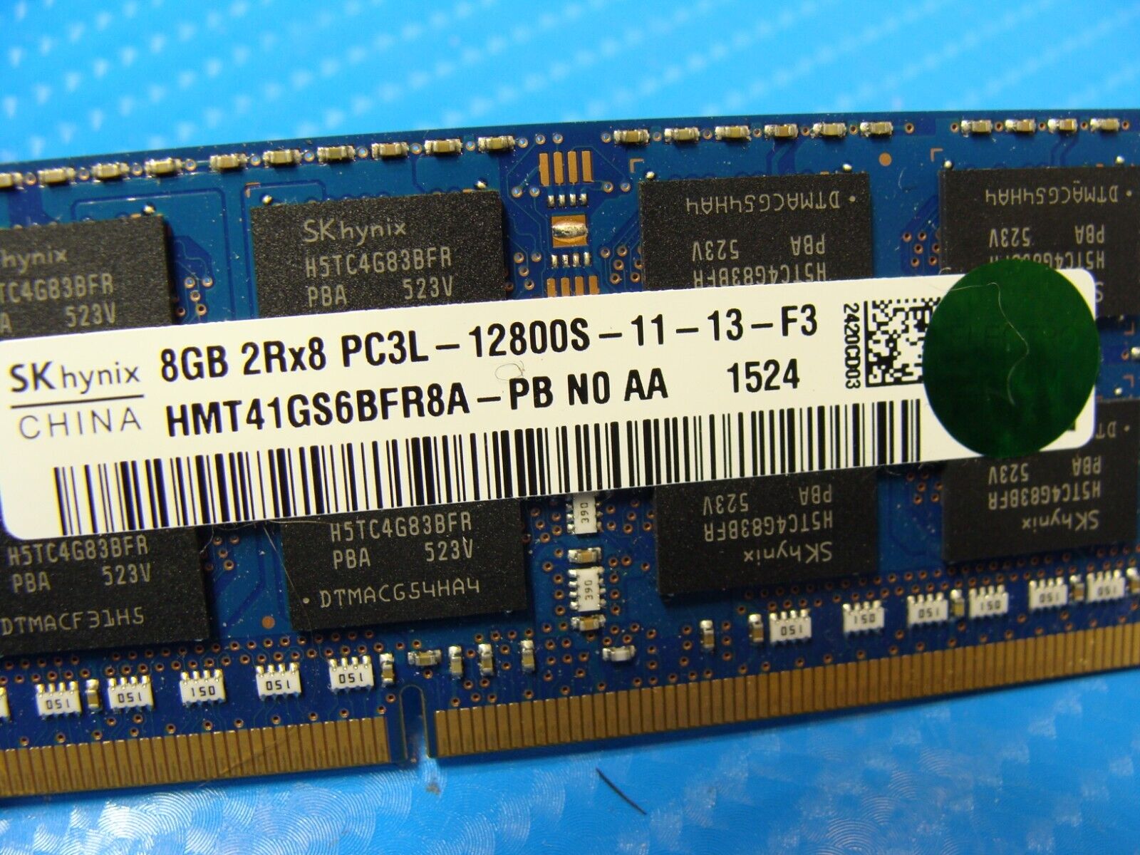 Asus GL551JW-WH71 So-Dimm SK Hynix 8GB 2Rx8 Memory PC3L-12800S HMT41GS6BFR8A-PB