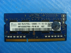 Dell 5559 SO-DIMM SK Hynix 2GB Memory RAM PC3L-12800S HMT425S6CFR6A-PB 