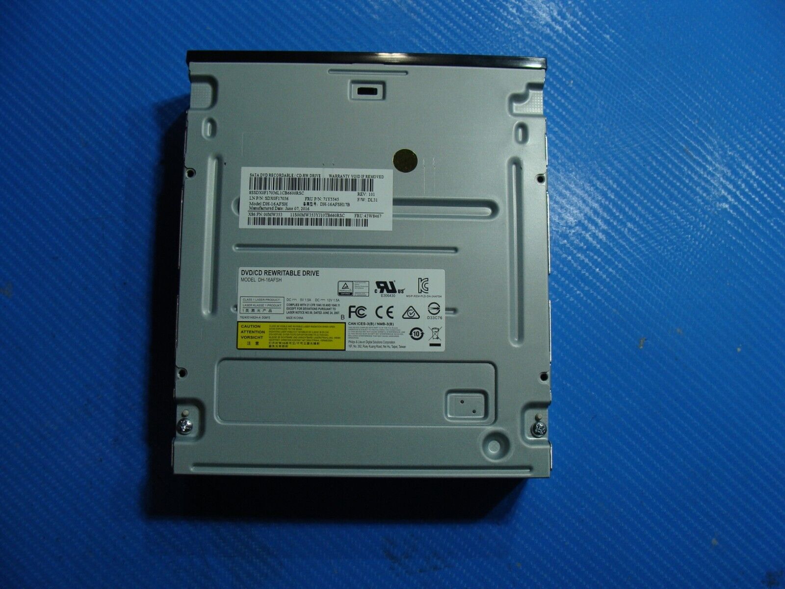 Lenovo ThinkCentre M700 Genuine Desktop DVD/CD Rewritable Drive DH-16AFSH