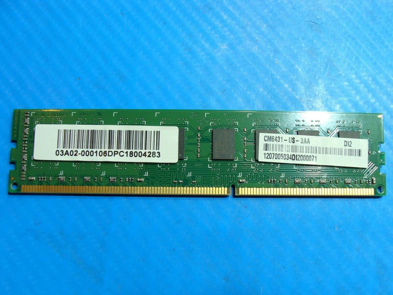 Asus CM6431 Genuine ADATA DIMM Memory RAM 4GB PC3-12800U EL64C1C1624Z1 