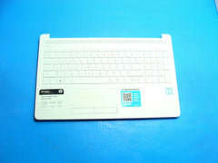 HP 15.6" 15-da0043nr OEM Palmrest w/ Touchpad Keyboard Grade A 