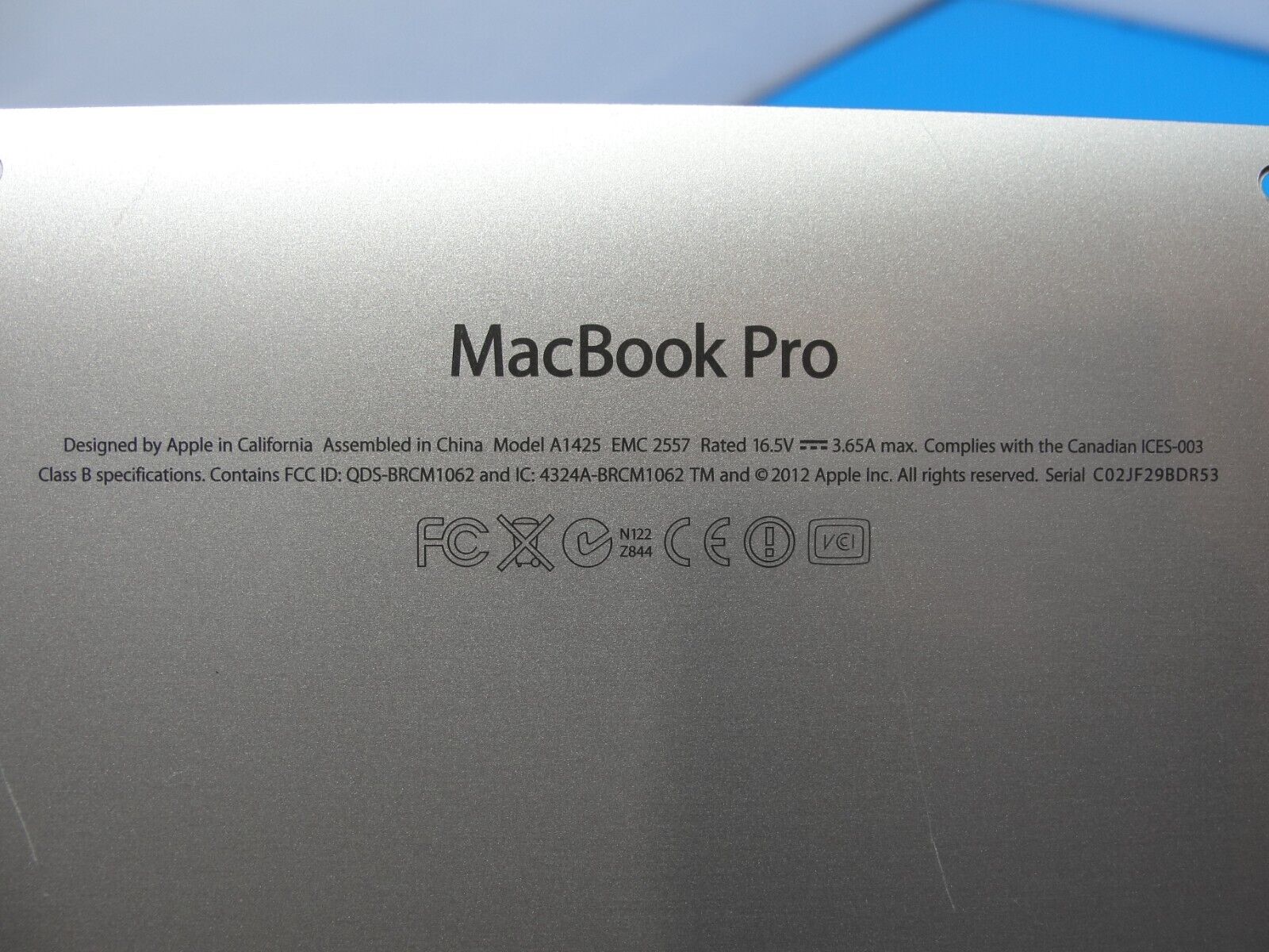 MacBook Pro A1425 13