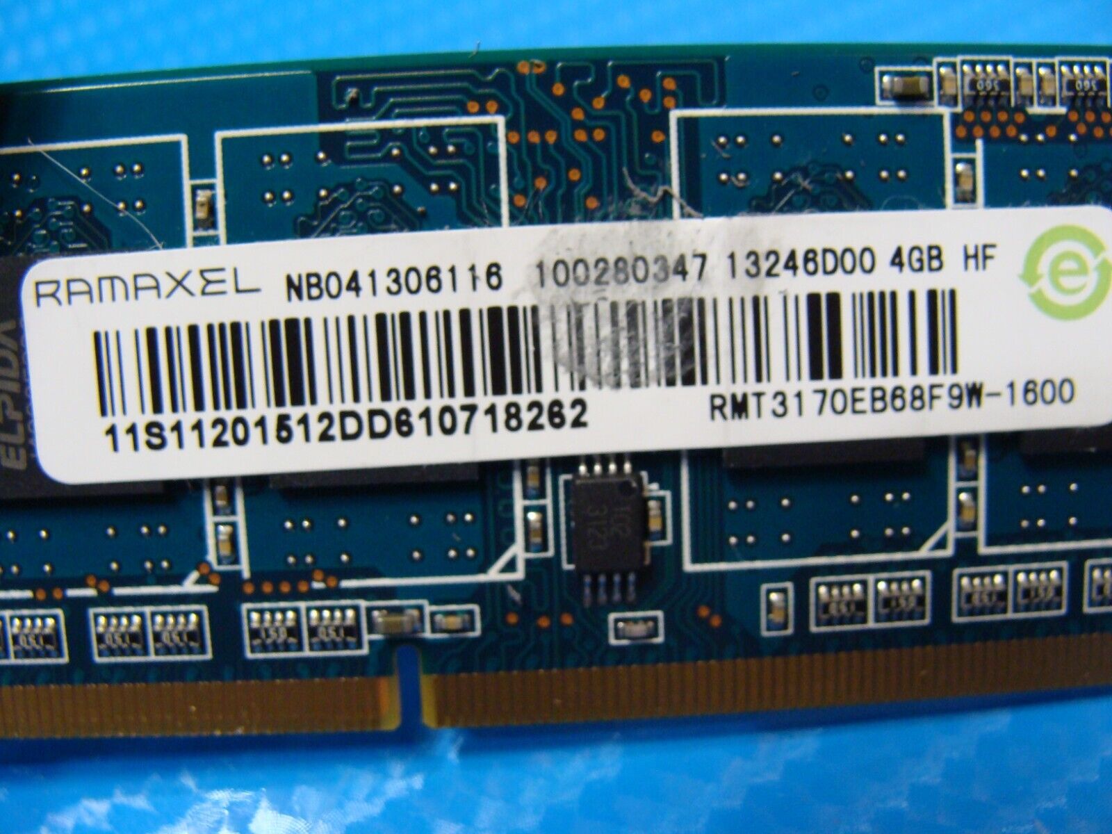 Lenovo S400 Touch Ramaxel 4GB Memory RAM SO-DIMM RMT3170EF68F9W-1600 11S11201512